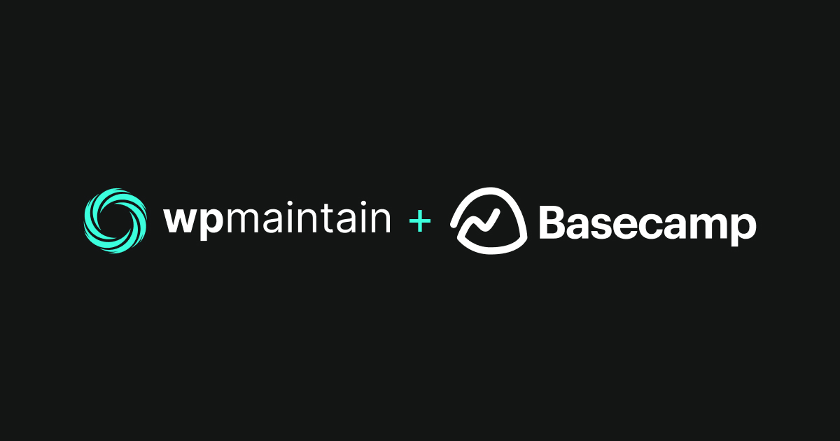 Basecamp integration sending WP Maintain alerts and tasks to Basecamp